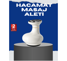 USB Şarjlı 3 Fonksiyonlu Masaj Aleti Kupa Terapisi ve Gua Sha