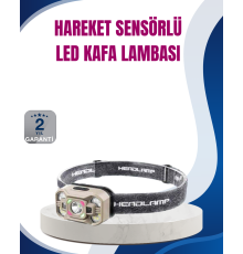 Hareket Sensörlü LED Far 45 Derece Ayarlı Şarj Edilebilir