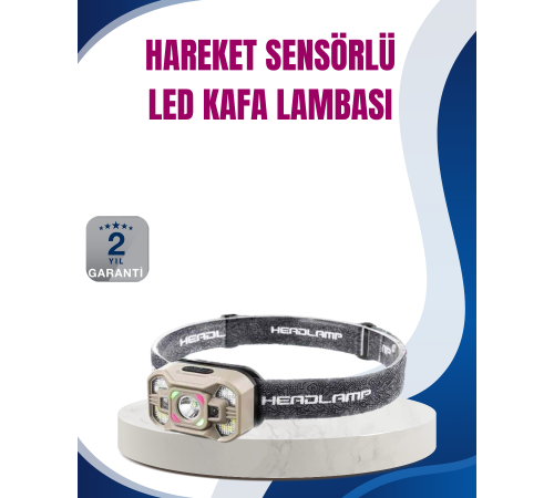 Hareket Sensörlü LED Far 45 Derece Ayarlı Şarj Edilebilir