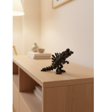Eklemli Hareketli Dinazor Figürü Siyah – Dekoratif Masa Üstü Oyuncak