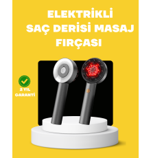 LED Teknolojili Elektrikli Saç Masaj Fırçası Mikro Akımlı
