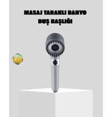 Yüksek Basınçlı Masajlı Duş Başlığı Su Tasarruflu