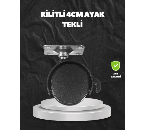 Kilitli 4 cm Evrensel Tekerlek Ayak Tek Adet
