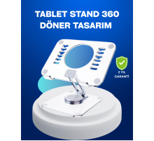 Katlanabilir Tablet Standı Ayarlanabilir Kaymaz Şeffaf Tasarım