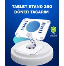 Katlanabilir Tablet Standı Ayarlanabilir Kaymaz Şeffaf Tasarım