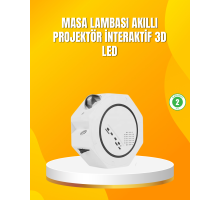 Uzaktan Kumandalı Zamanlayıcılı Galaksi Yıldız Projektörü