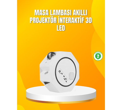 Uzaktan Kumandalı Zamanlayıcılı Galaksi Yıldız Projektörü