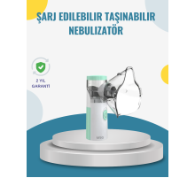Şarjlı Taşınabilir Ultrasonik Nebulizatör Ultra Sessiz