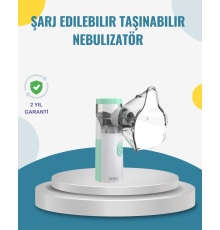 Şarjlı Taşınabilir Ultrasonik Nebulizatör Ultra Sessiz