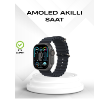AMOLED Akıllı Saat Bluetooth Arama Su Geçirmez