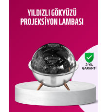 Uzay Temalı Projeksiyonlu Nemlendirici USB Güçlü Gece Lambası