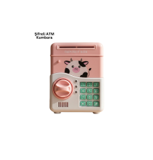 SAM51 MÜZİKLİ IŞIKLI KUMBARA PEMBE