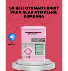 Elektronik Şifreli Otomatik Para Yutan Çocuk Kumbarası