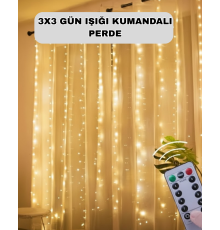 Uzaktan Kumandalı Perde Tipi Günışığı Peri Led Işık Dekorasyon