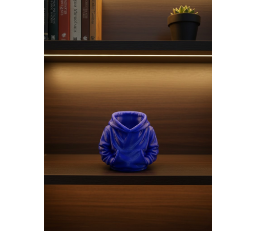 Dekoratif Lacivert Hoodie Kalemlik 10x10 cm