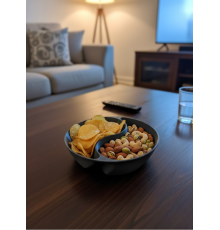 Gri Çerezlik 4’lü Set Şık ve Minimal Masa Üstü Kullanım