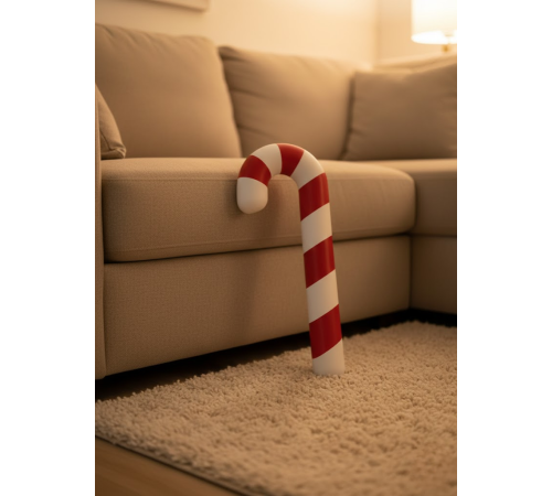 Yılbaşı Temalı Dekoratif Şeker Biblo Sıcak Salon Aksesuarı 13x34 cm