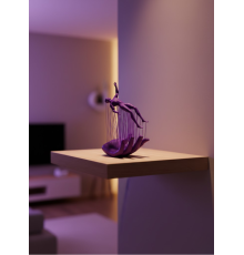 El İnsan Figürü Mor Modern Sanatsal Biblo Soyut Tasarım Salon ve Ofis Dekoru