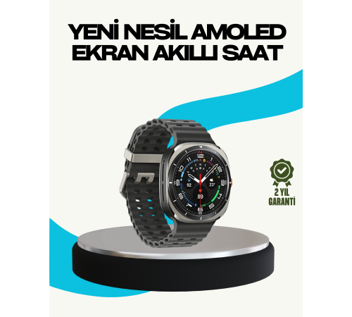 Kablosuz Şarjlı Akıllı Saat Tüm Telefonlarla Uyumlu Çok Fonksiyonlu