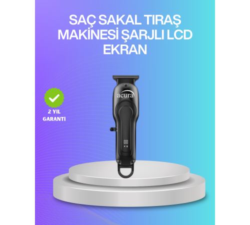 Saç Sakal ve Vücut İçin Çok Amaçlı Kablosuz Tıraş Makinesi