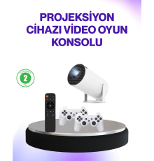 2.4G Kablosuz Destekli Oyun ve Film Projeksiyonu Ev Kullanımı İçin