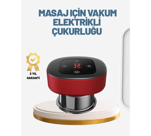 Akıllı Vakumlu Kupa Masaj Cihazı Ağrı Giderici ve Rahatlatıcı Terapi