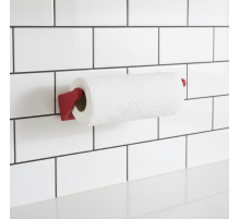 Kırmızı Peçete Askısı Mutfak Duvar Tipi Peçetelik Organizer