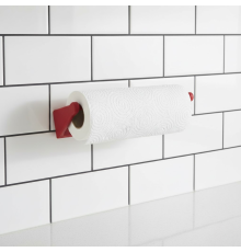 Kırmızı Peçete Askısı Mutfak Duvar Tipi Peçetelik Organizer