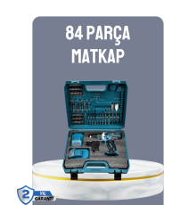 Akülü Vidalama ve Delme Seti Profesyonel Alet Çantası