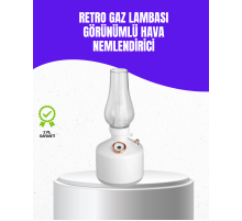 Retro Gaz Lambası Görünümlü Ledli Buhar Püskürtücü Aroma Difüzör