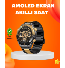 Amoled Akıllı Saat IP67 Su Geçirmez 3 Bileklikli Sağlık Takipli