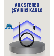 iPhone Lightning 3.5mm Aux Çevirici Kablo JH-023 Stereo Ses Aktarıcı
