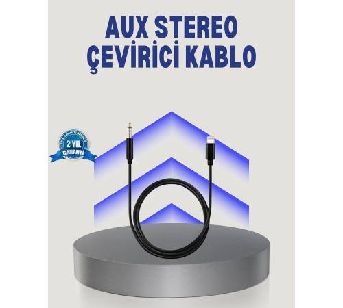 iPhone Lightning 3.5mm Aux Çevirici Kablo JH-023 Stereo Ses Aktarıcı