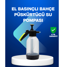 Basınçlı Manuel Köpük Pompası 2L Ayarlanabilir Sprey Başlıklı Temizlik
