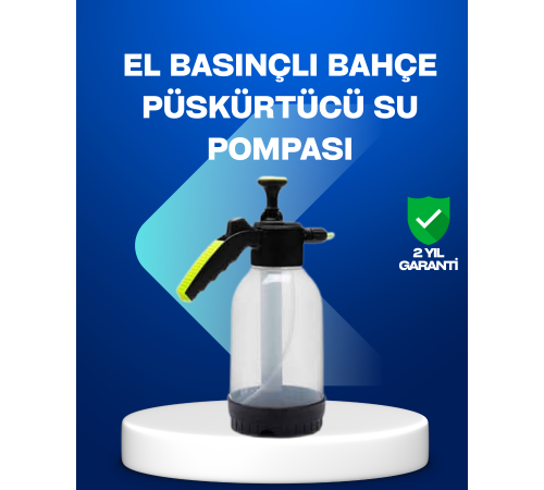 Basınçlı Manuel Köpük Pompası 2L Ayarlanabilir Sprey Başlıklı Temizlik