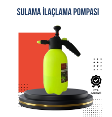 Ayarlı Nozullu 2L Basınçlı El Püskürtücü Jant Cam Temizlik Cila İçin