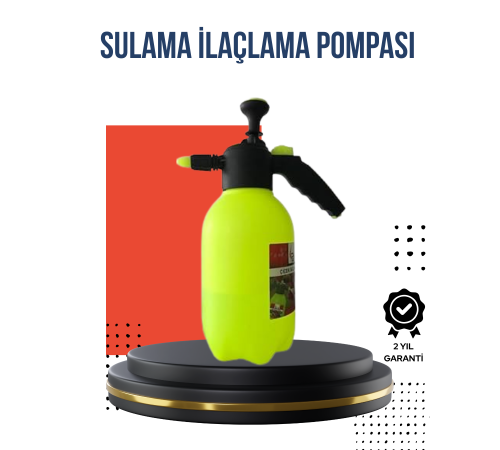 Ayarlı Nozullu 2L Basınçlı El Püskürtücü Jant Cam Temizlik Cila İçin