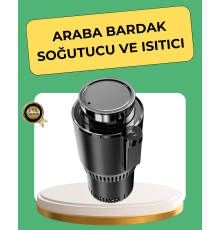 Isıtma Soğutma Özellikli Araç Bardaklığı Çakmak Girişli Akıllı