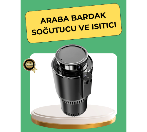 Isıtma Soğutma Özellikli Araç Bardaklığı Çakmak Girişli Akıllı