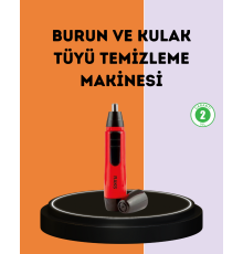 Kulak Burun Tüy Temizleme Makinesi Raks Leo Pilli Kuru Kullanım