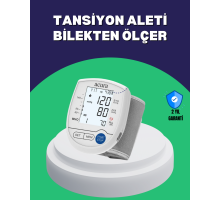 Şarjlı ve Pilli Bilek Tansiyon Ölçer Dijital Ekran Hafıza Kayıtlı