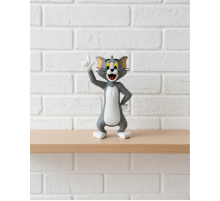 22 cm Tom Figürü Çizgi Karakter Biblo Koleksiyonluk Dekoratif Obje