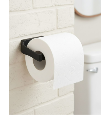 Duvara Monte Siyah Peçetelik Minimal Banyo Aksesuarı