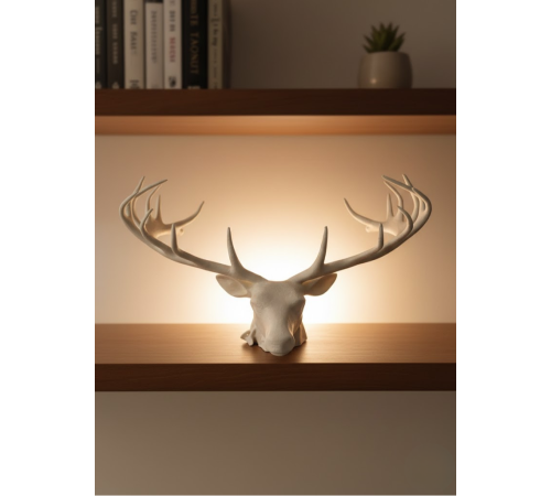 25 cm Estetik Geyik Figürü Şık Ev Ofis Dekorasyonu