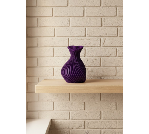 5 cm Mor Kalp Formlu Mini Vazo Modern Mini Dekor Ürünü