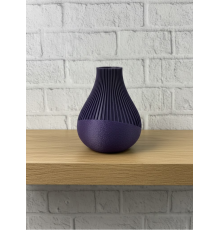 MOR VAZO ÇİZGİLİ