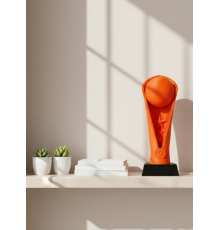 23cm Turuncu Basketbol Kupa Biblo Modern Ödül Dekor Ürünü