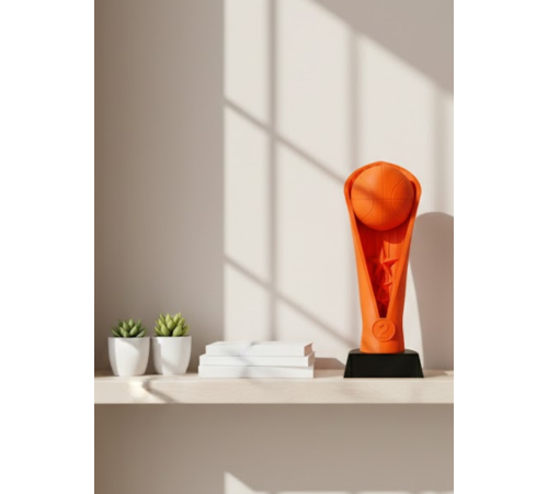 23cm Turuncu Basketbol Kupa Biblo Modern Ödül Dekor Ürünü