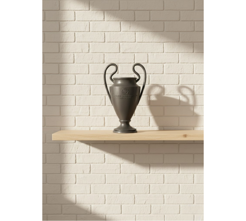 Füme Şampiyonlar Kupası 25cm Modern Dekor Ödül Biblo