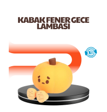 Dekoratif Pumpkin Gece Lambası Şarjlı Dokunmatik LED Işık